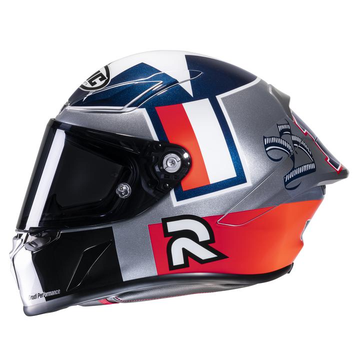 HJC RPHA 1 Helmet - Ben Spies Silver Star MC2-1