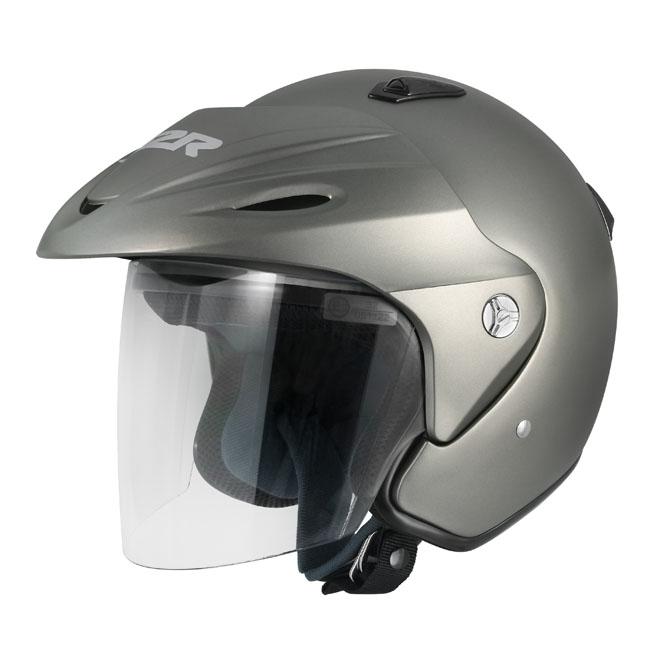 M2R 290 Open Face Helmet - Titanium
