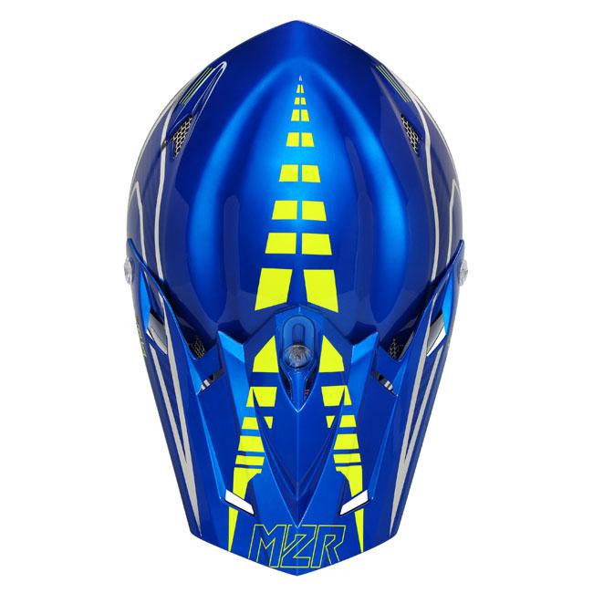 M2R X4.5 Hatchet PC-2 Helmet - Blue / Yellow