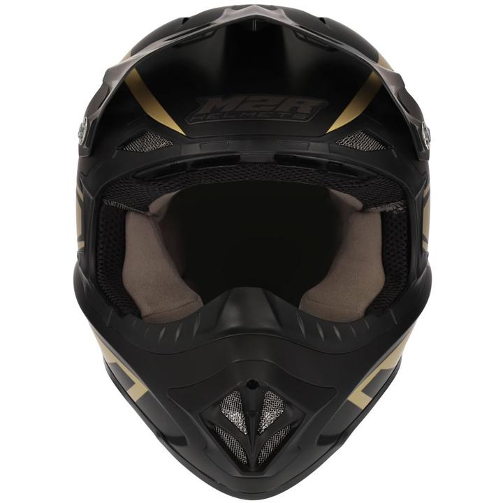 M2R Exo Unit Pc-9F Protech Helmet - Black / Gold