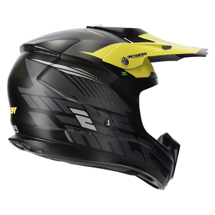 M2R X3 Origin Pc-3F Helmet - Yellow
