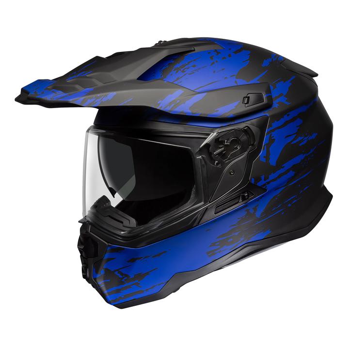 M2R Hybrid Helmet Scratch Pc-2F - Blue / Black