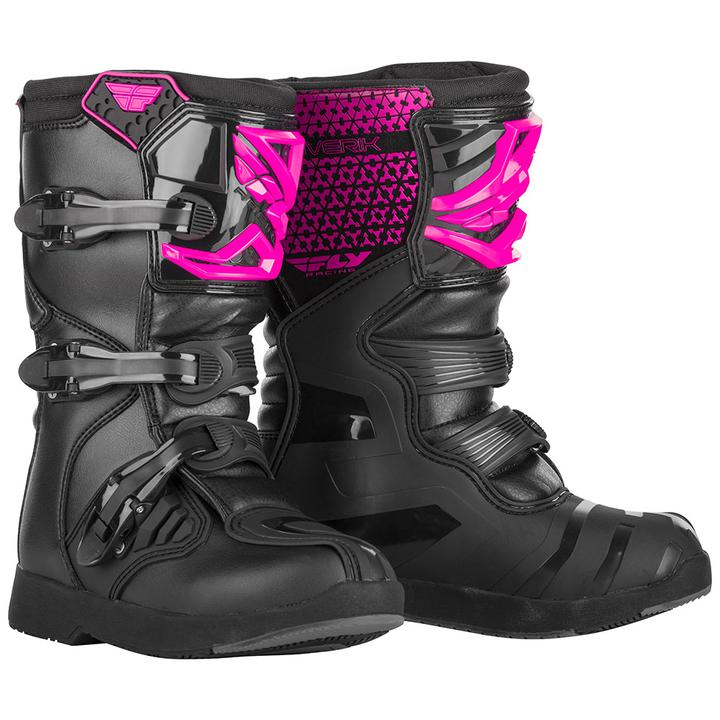 Fly Maverik Youth Boots - Pink / Black