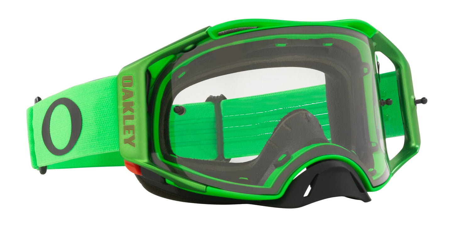 Oakley Airbrake Moto Green, Clear Lens