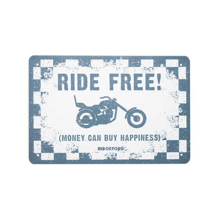 Oxford Metal Sign Ride Free