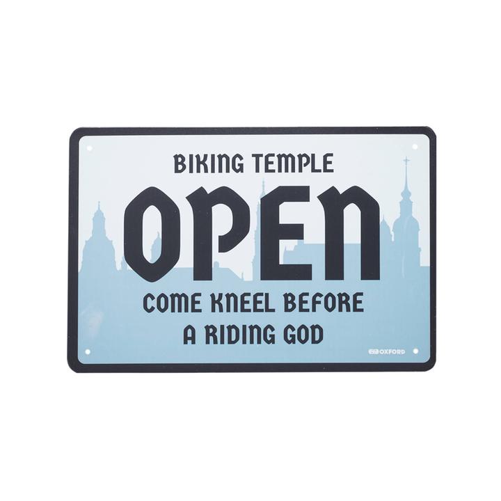 Oxford Metal Sign Temple