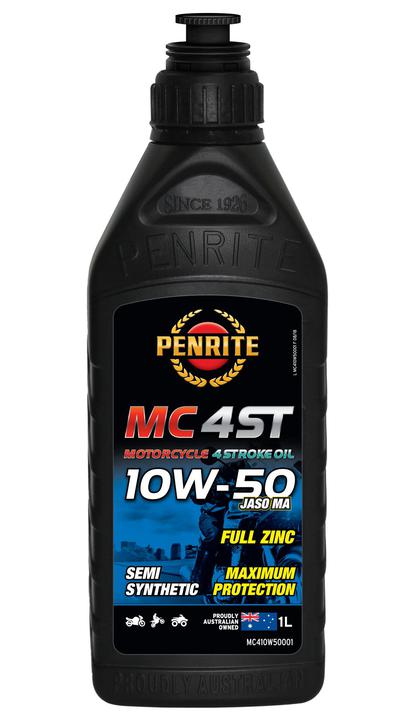 Penrite MC-4ST 10W-50 Semi Synthetic Motorcycle Engine Oil - 1L