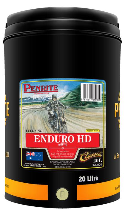 Penrite Enduro Hd 4 Stroke 25W-70 20L