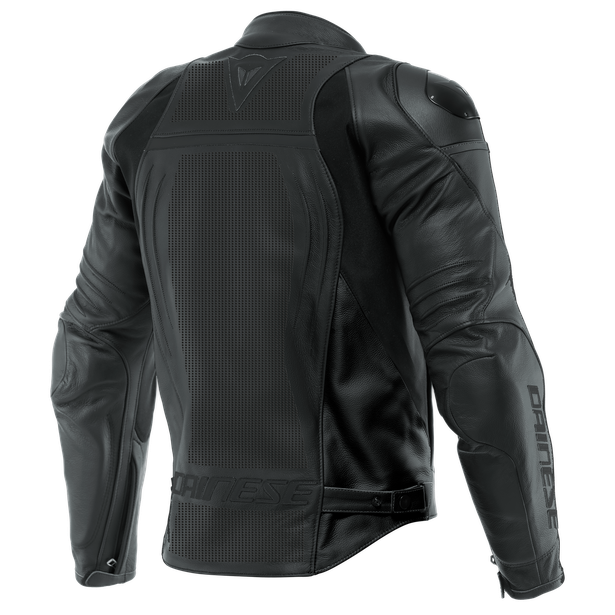 Dainese Racing 4 Perforated Leather Jacket - Black