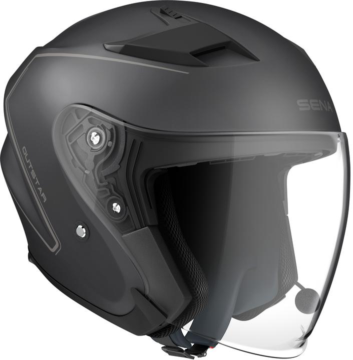 Sena Outstar Bluetooth Helmet - Matt Black
