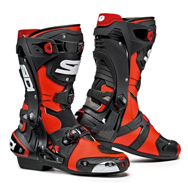 Sidi Rex Boots - Red Fluro / Black