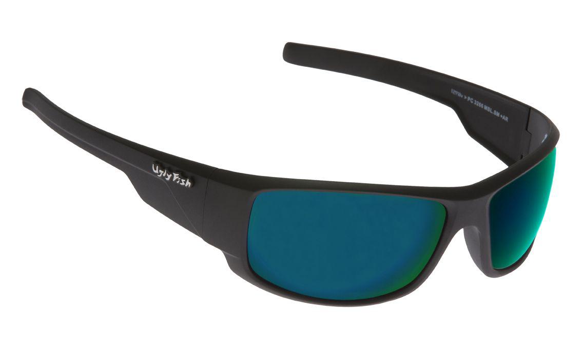 Ugly Fish Cannon - Matt Black Frame, Green Lens