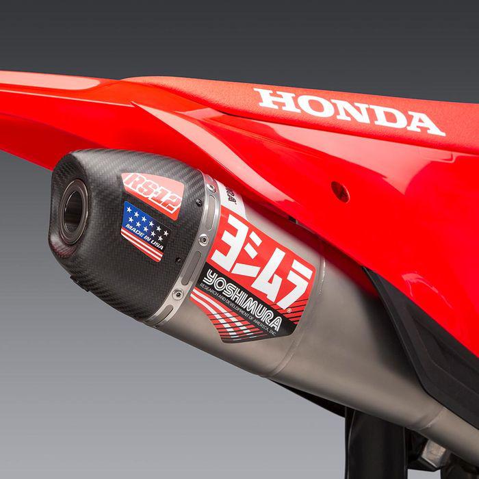 Yoshimura CRF450R-2021 RS-12 Full System Stainless Steel Carbon Fibre