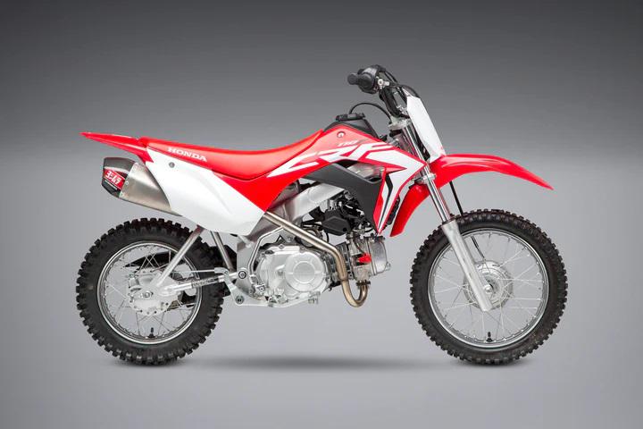 Yoshimura Honda CRF110F 19-23 RS-9T Stainless Full Exhaust, W/ Stainless Muffler