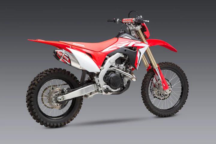 Yoshimura Honda CRF450X 19-22 RS-4 Stainless Full Exhaust, W/ Aluminium Muffler