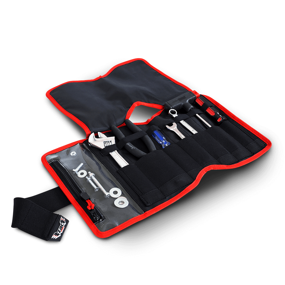 Zac Speed Flex Tool Roll - Black / Red