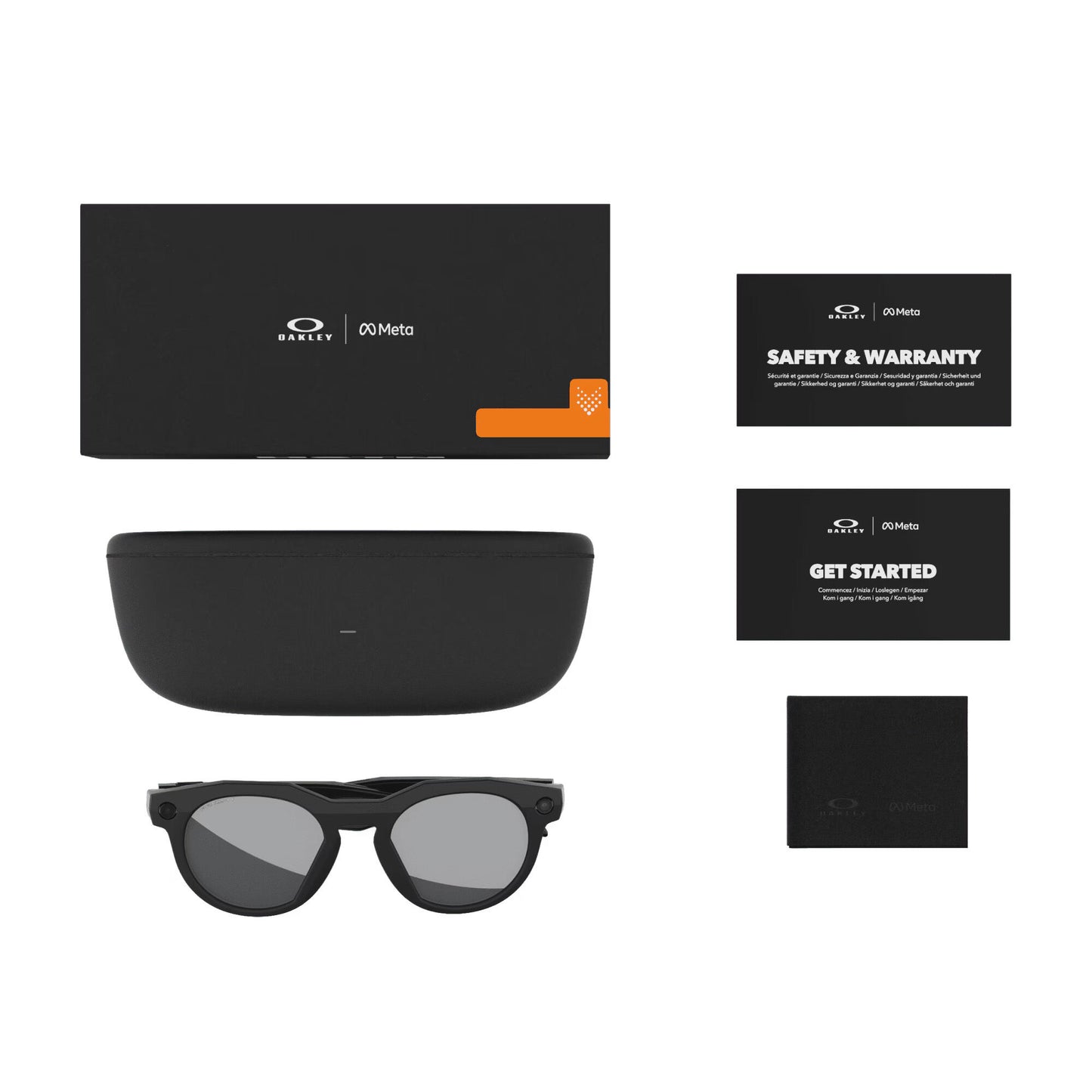 Oakley Meta HSTN Glasses - Black Prizm Grey