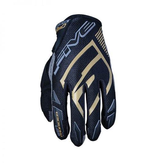 Five MXF Prorider S Gloves - Black / Gold
