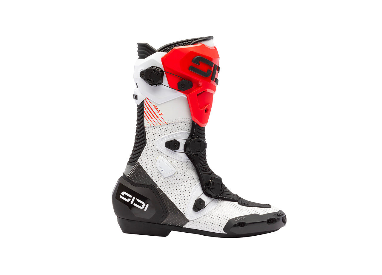 Sidi Mag 2 Air Boots - White / Red