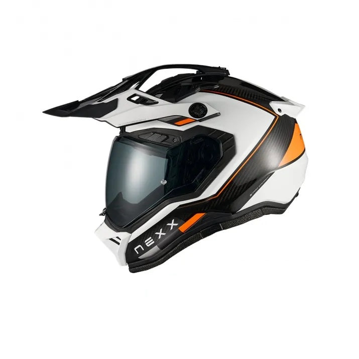 NEXX X.Rally Raid Adventure Helmet - White / Orange