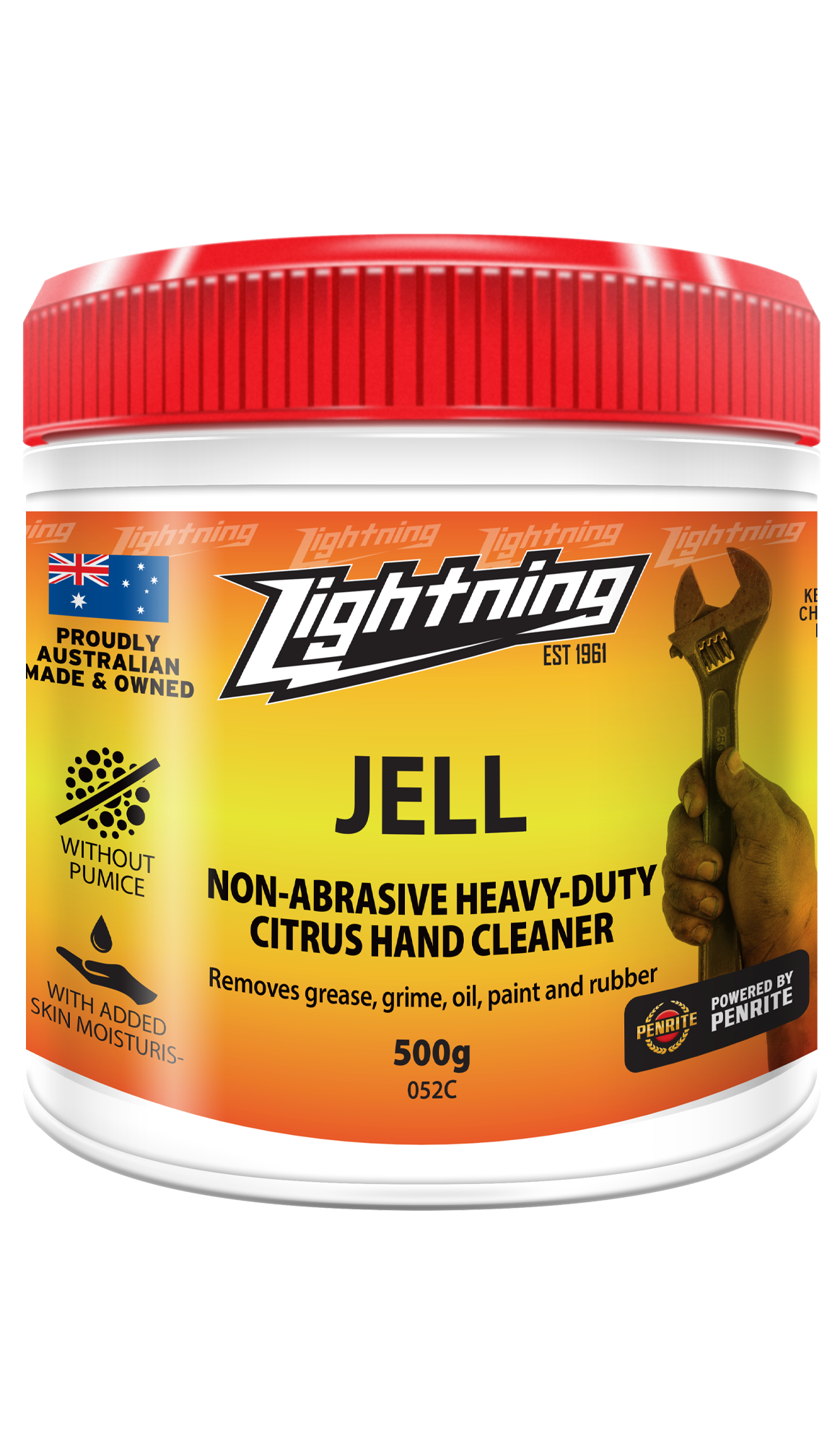 Lightning Jell Hand Cleaner - 500G