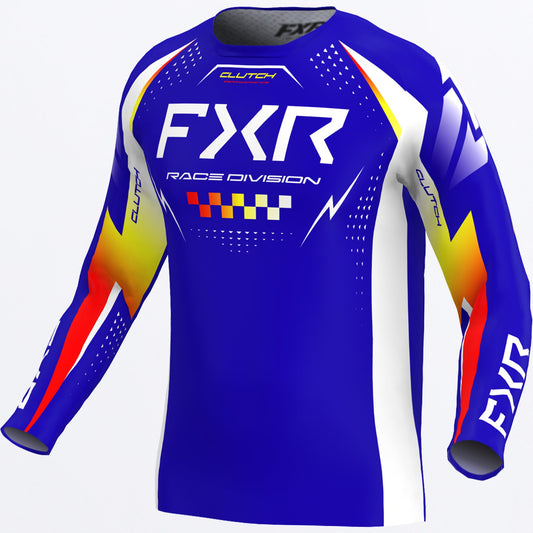 FXR MX26 Clutch Pro Jersey - Blue / Yellow