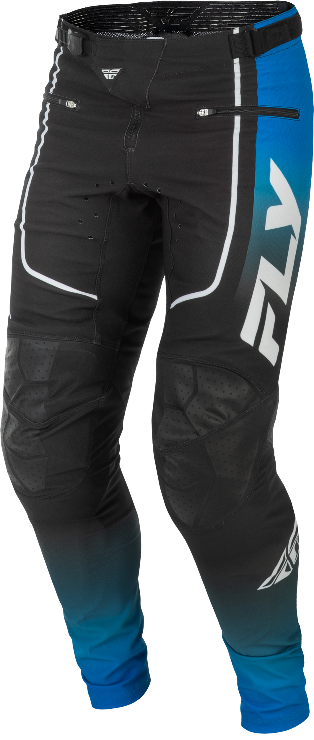 Fly Youth Rayce MTB Pants - Blue / Black / White