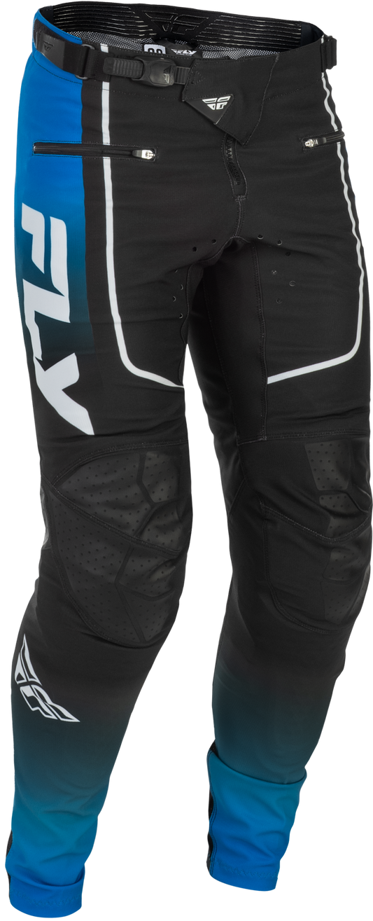 Fly Youth Rayce MTB Pants - Blue / Black / White
