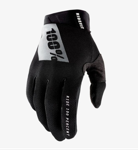 100 Percent Ridefit Glove Black