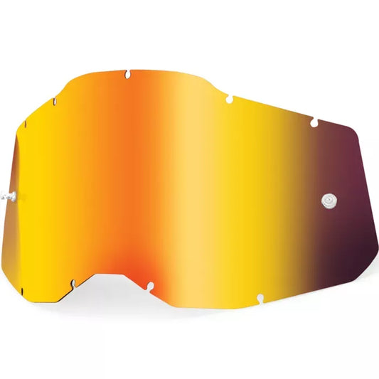 100 Percent 2.0 Rc2/Ac2/St2 Lens Mirror Red
