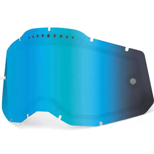 100 Percent 2.0 Rc2/Ac2/St2 Lens Vent Dual Pane Mirror Blue