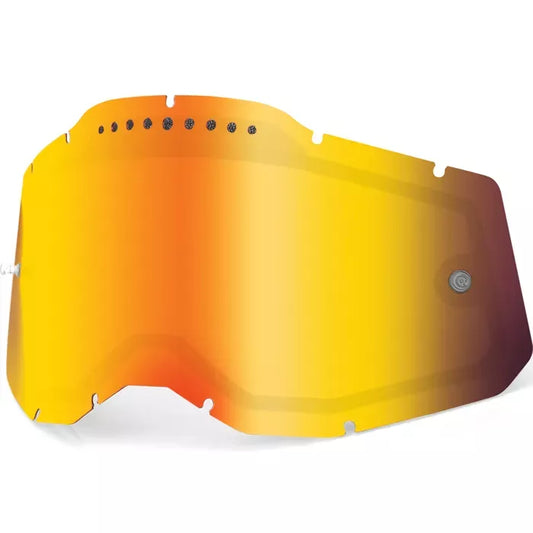 100 Percent 2.0 Rc2/Ac2/St2 Lens Vent Dual Pane Mirror Red