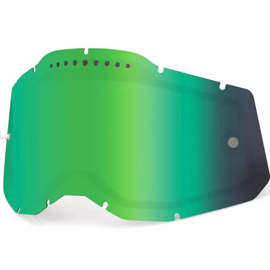 100 Percent 2.0 Rc2/Ac2/St2 Lens Vent Dual Pane Mirror Green