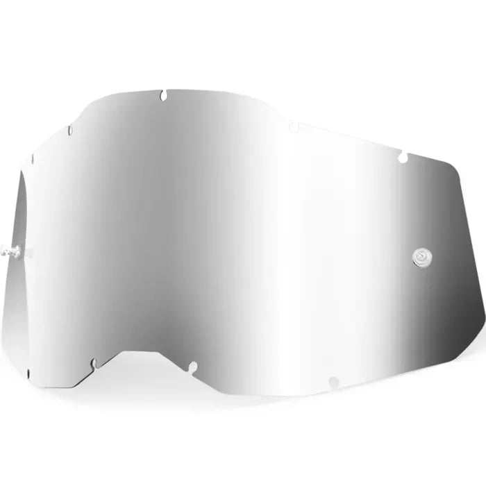 100 Percent 2.0 Ac2/St2 Youth Lens Mirror Silver