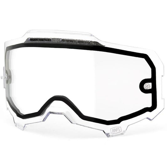 100 Percent Armega Vented Dual Pane Lens Clear