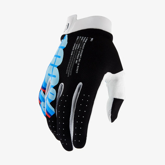 100% Itrack Gloves - System Black