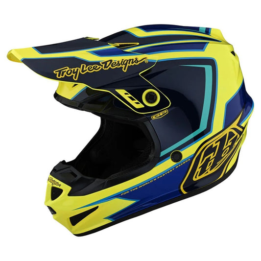 Troy Lee Designs SE4 GP Helmet - Ritn Yellow Medium