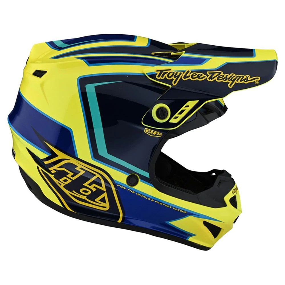 Troy Lee Designs SE4 GP Helmet - Ritn Yellow Medium