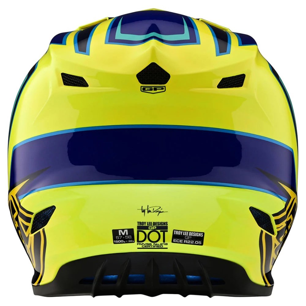 Troy Lee Designs SE4 GP Helmet - Ritn Yellow Medium