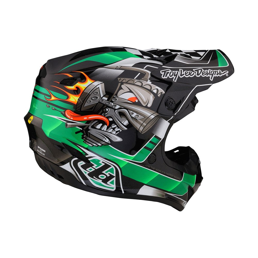 Troy Lee Designs 24.1 SE4 Helmet - Carb Green
