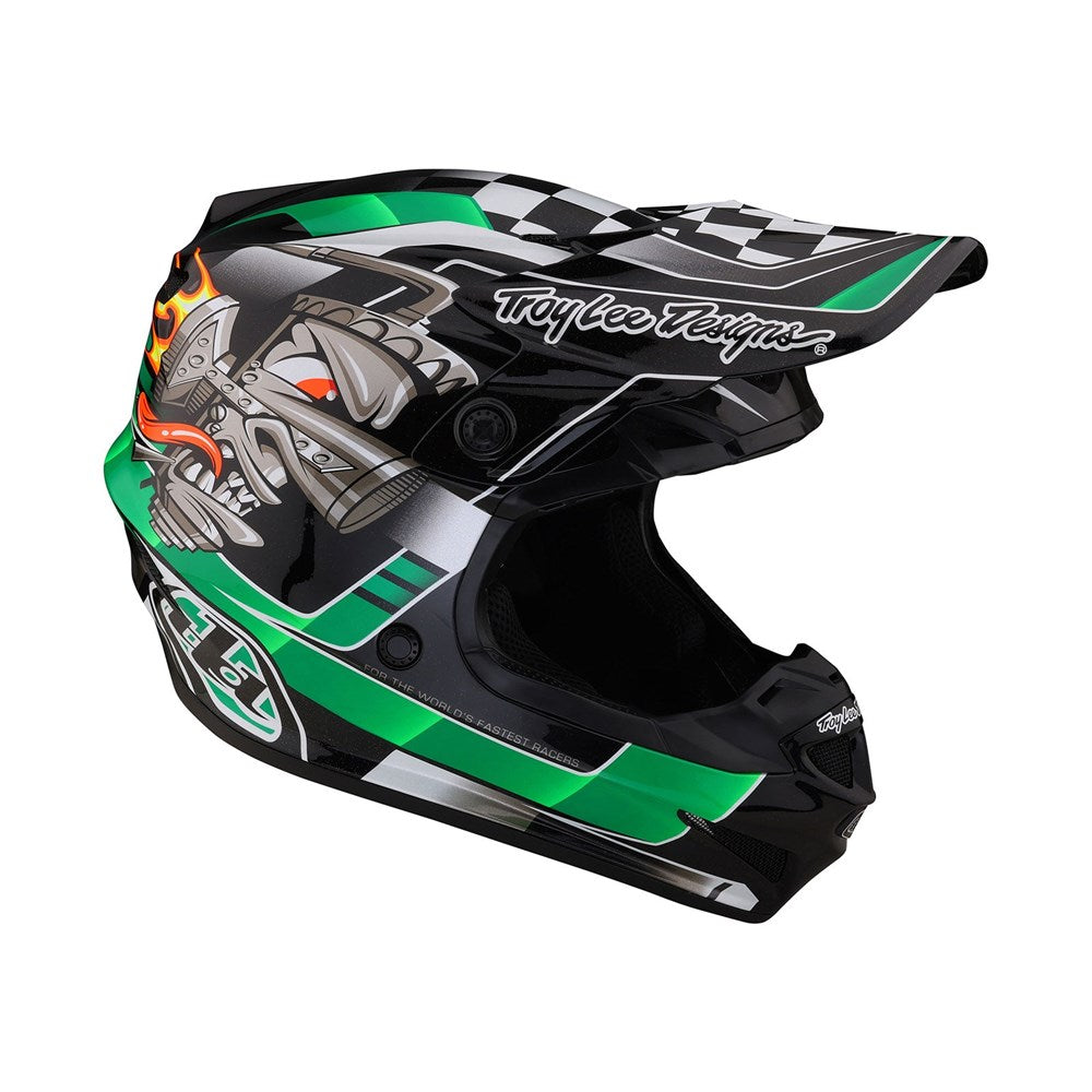 Troy Lee Designs 24.1 SE4 Helmet - Carb Green