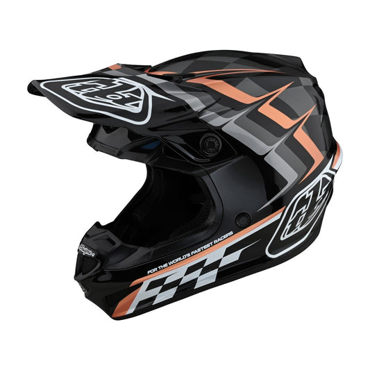 Troy Lee Designs 24.1 SE4 Helmet - Warped Black Copper