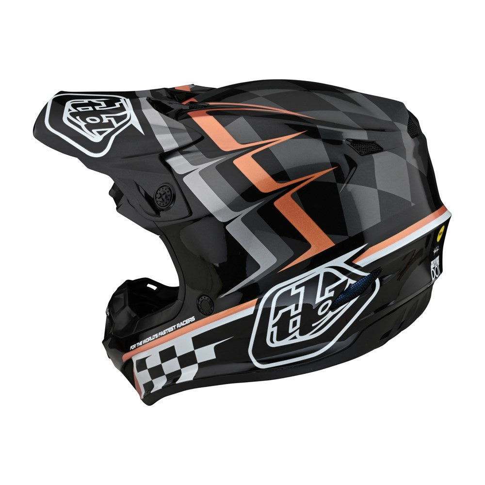 Troy Lee Designs 24.1 SE4 Helmet - Warped Black Copper