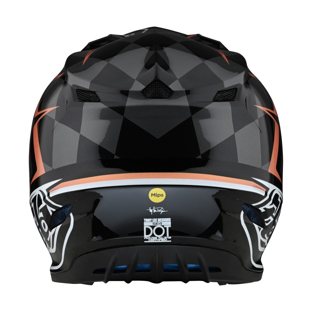 Troy Lee Designs 24.1 SE4 Helmet - Warped Black Copper