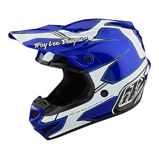 Troy Lee Designs 24.1 SE4 Helmet - Matrix Blue