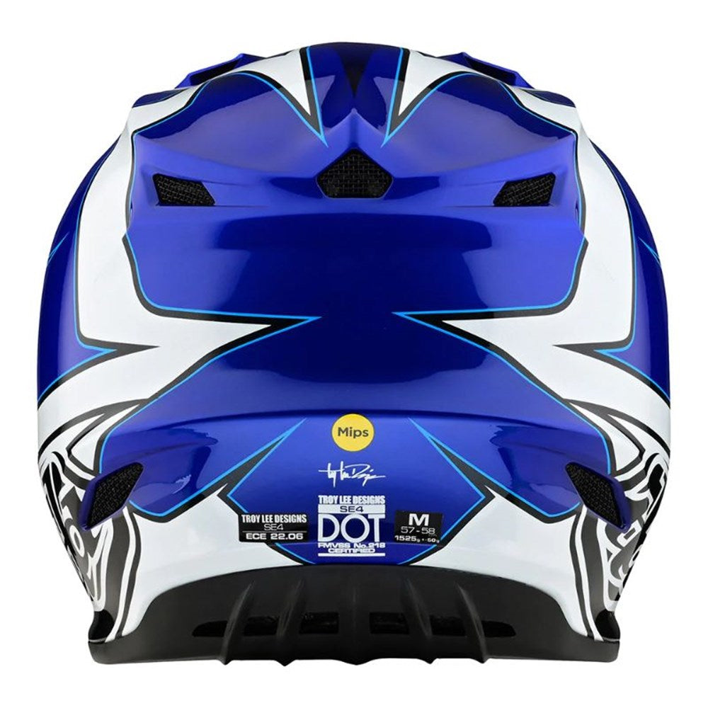 Troy Lee Designs 24.1 SE4 Helmet - Matrix Blue