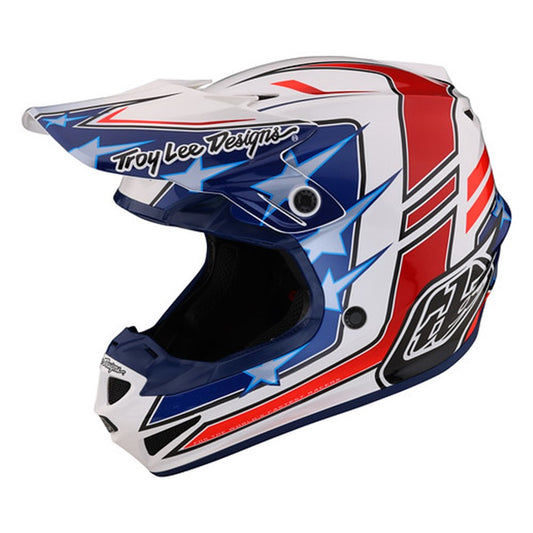 Troy Lee Designs 24.1 SE4 Helmet - Flagstaff White Medium