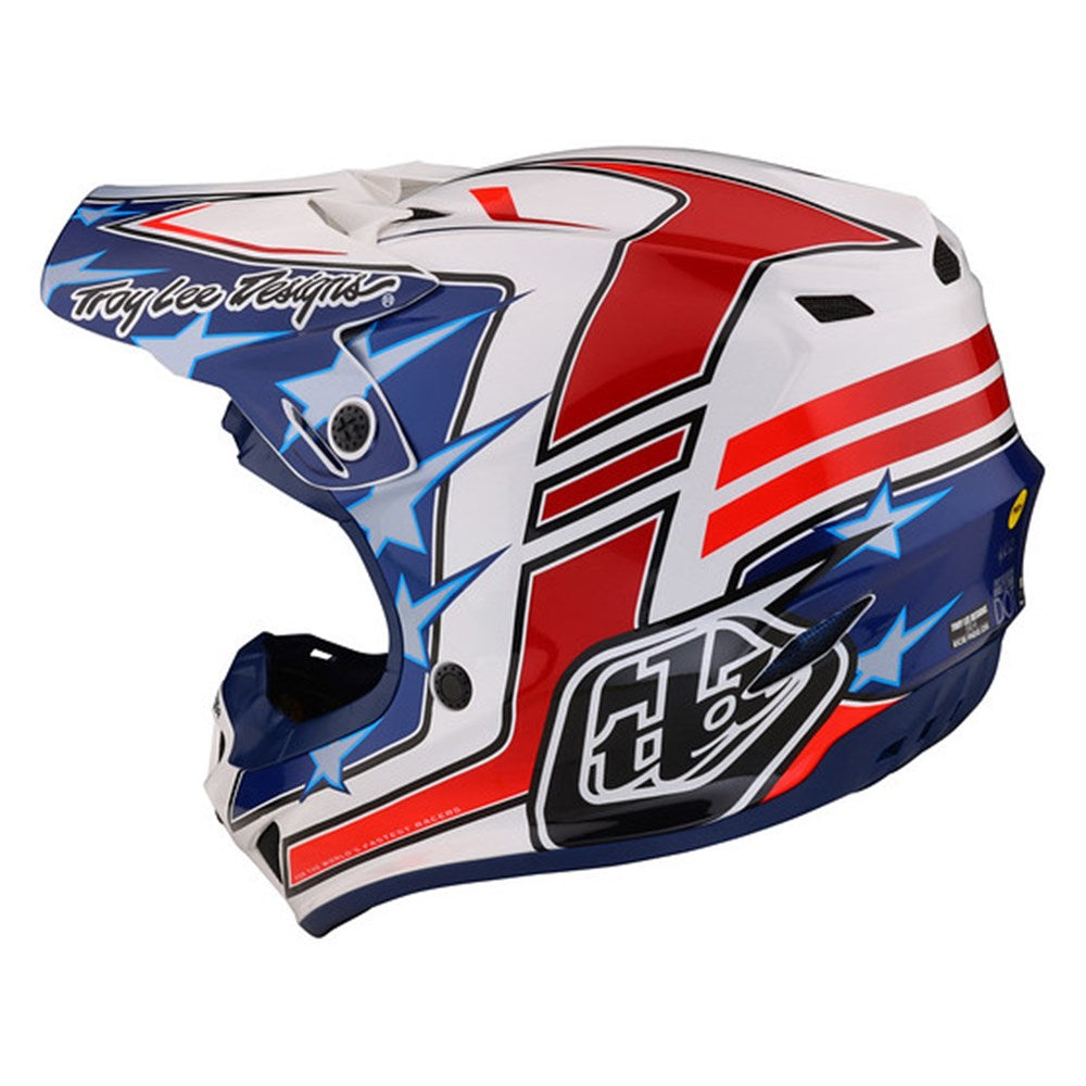Troy Lee Designs 24.1 SE4 Helmet - Flagstaff White Medium
