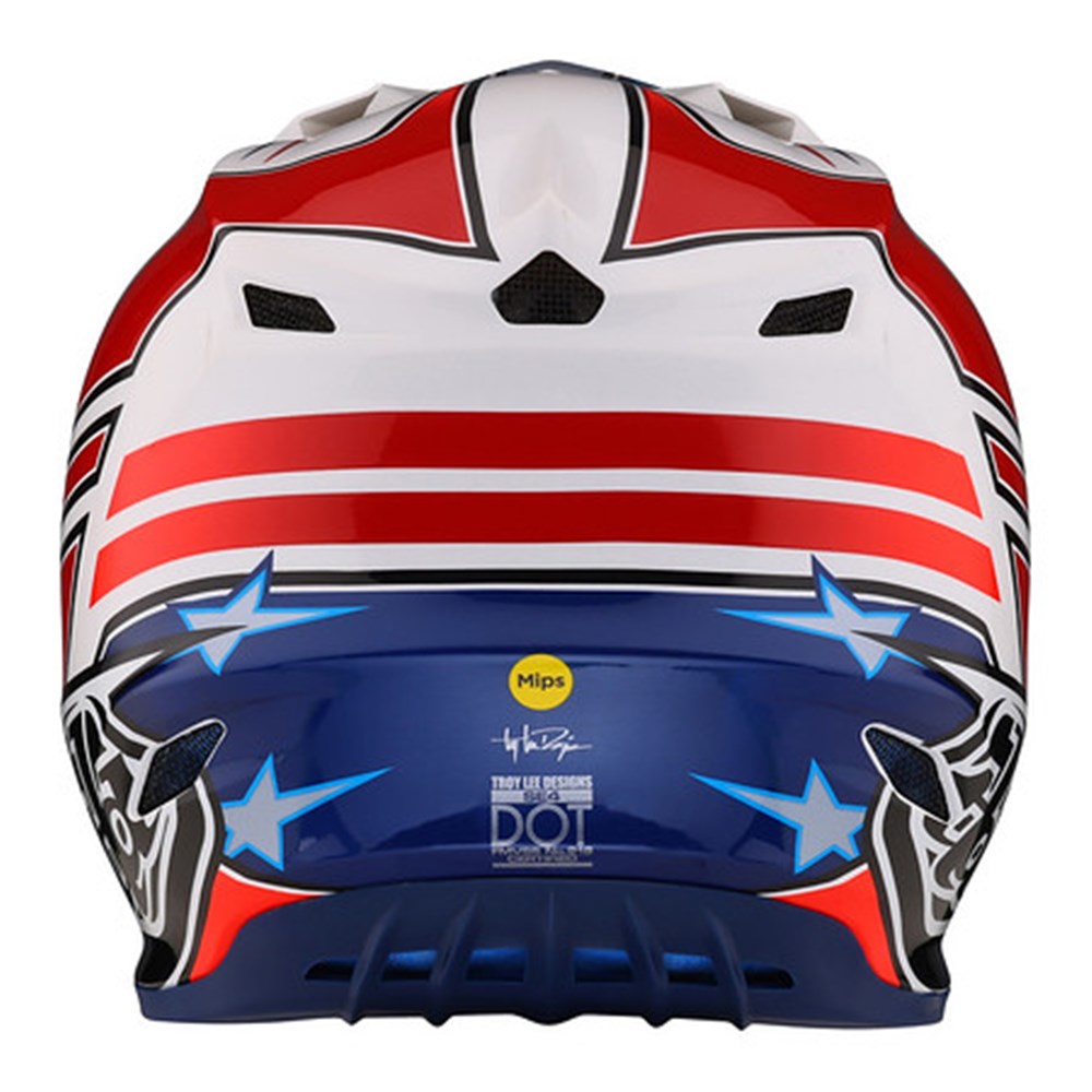 Troy Lee Designs 24.1 SE4 Helmet - Flagstaff White Medium
