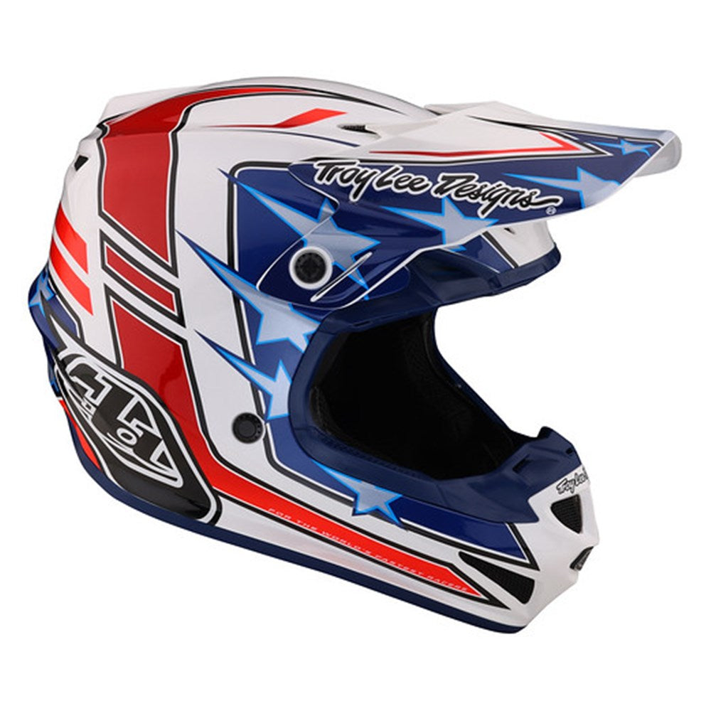 Troy Lee Designs 24.1 SE4 Helmet - Flagstaff White Medium